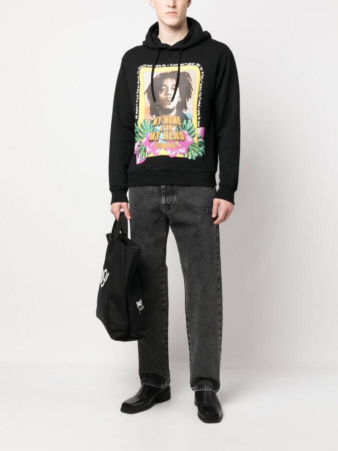 DSQUARED2 Hoodie met lange mouwen Zwart