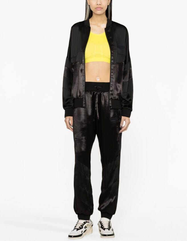 DSQUARED2 Bomberjack met glanzend effect Zwart