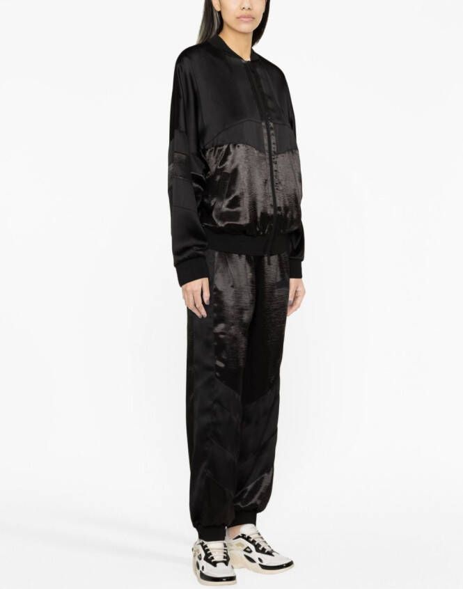 DSQUARED2 Bomberjack met glanzend effect Zwart