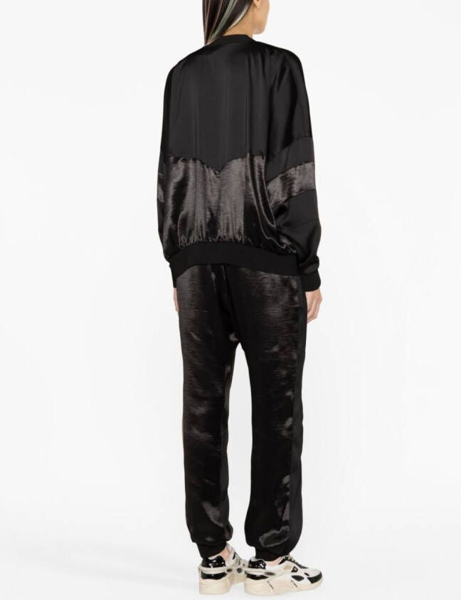 DSQUARED2 Bomberjack met glanzend effect Zwart