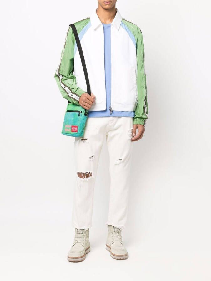DSQUARED2 Bomberjack met logoband Wit