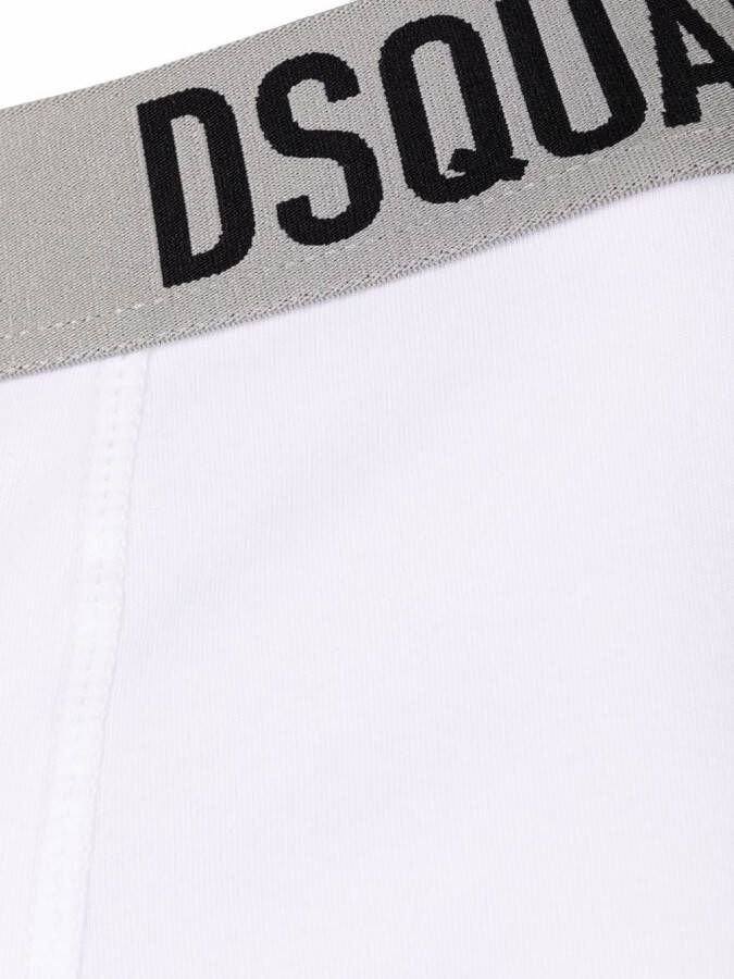 DSQUARED2 Boxershorts met logoband Wit
