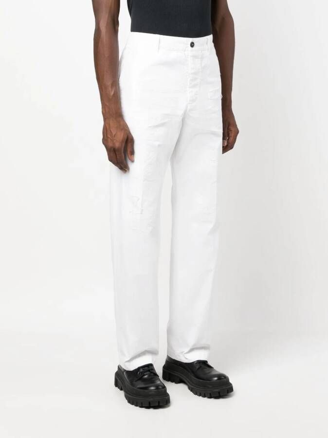 DSQUARED2 Broek met logoprint Wit