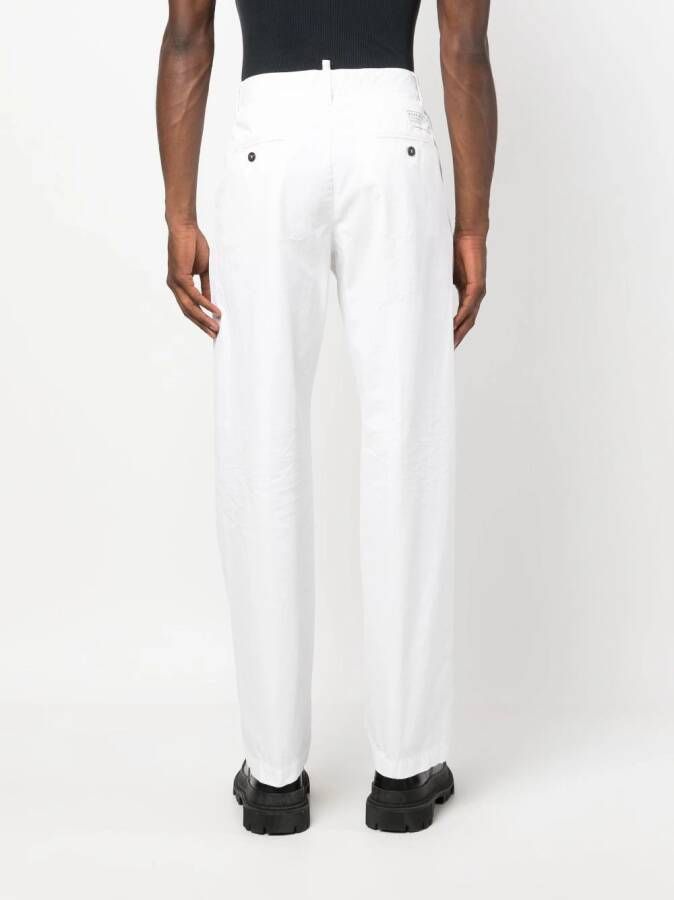 DSQUARED2 Broek met logoprint Wit