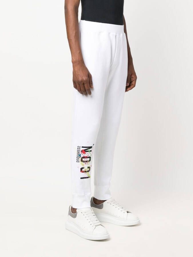 DSQUARED2 Broek met print Wit
