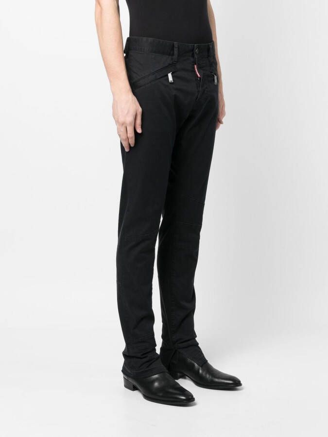 DSQUARED2 Broek met ritszak Zwart
