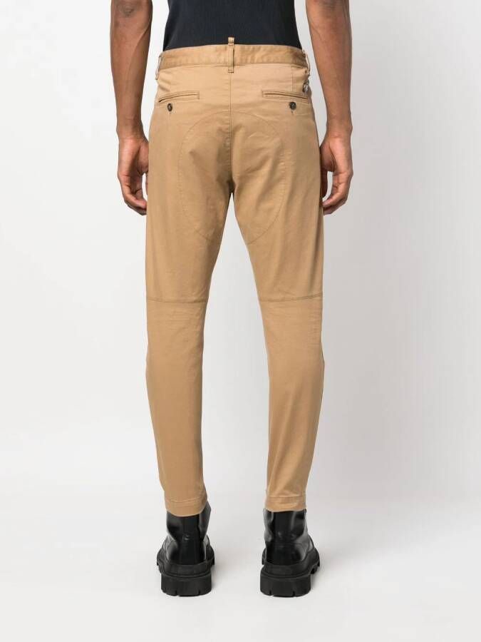 DSQUARED2 Sexy chino met toelopende pijpen Beige