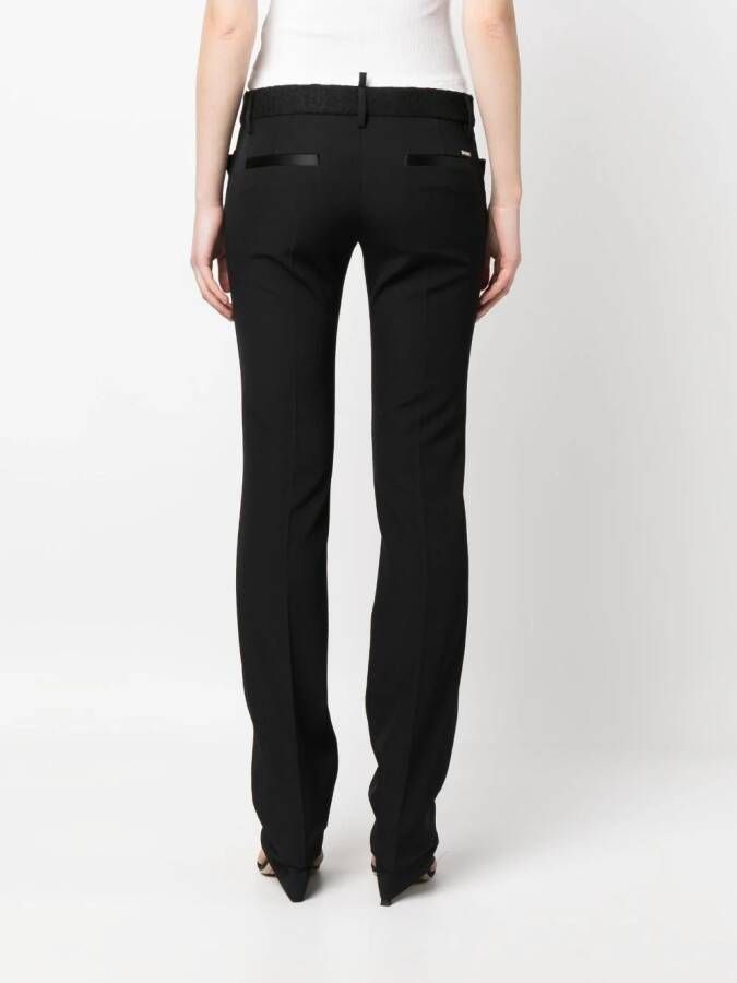 DSQUARED2 Broek van scheerwol Zwart