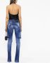 Dsquared2 cargo flared jeans Blauw - Thumbnail 4