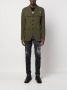 Dsquared2 cargo-pockets buttoned military jacket Groen - Thumbnail 2
