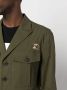 Dsquared2 cargo-pockets buttoned military jacket Groen - Thumbnail 5