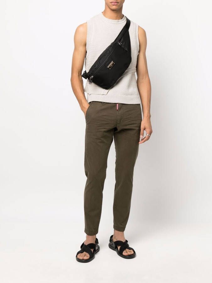 DSQUARED2 Chino met vier zakken Groen