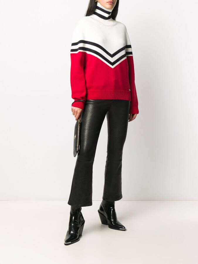 DSQUARED2 Coltrui met colourblocking Rood
