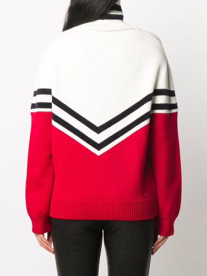DSQUARED2 Coltrui met colourblocking Rood