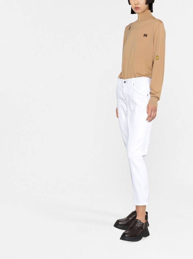 DSQUARED2 Coltrui met geborduurd logo Bruin