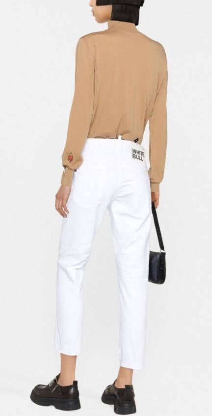DSQUARED2 Coltrui met geborduurd logo Bruin