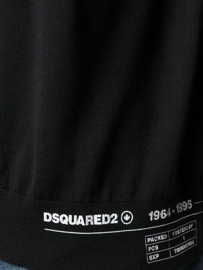 Dsquared2 Coltrui met logopatch Zwart