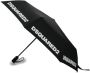 Dsquared2 Compacte paraplu Zwart - Thumbnail 2