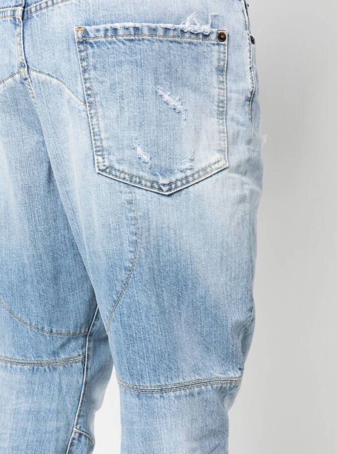 DSQUARED2 cropped baggy-fit jeans Blauw