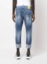 Dsquared2 Cropped broek Blauw - Thumbnail 4
