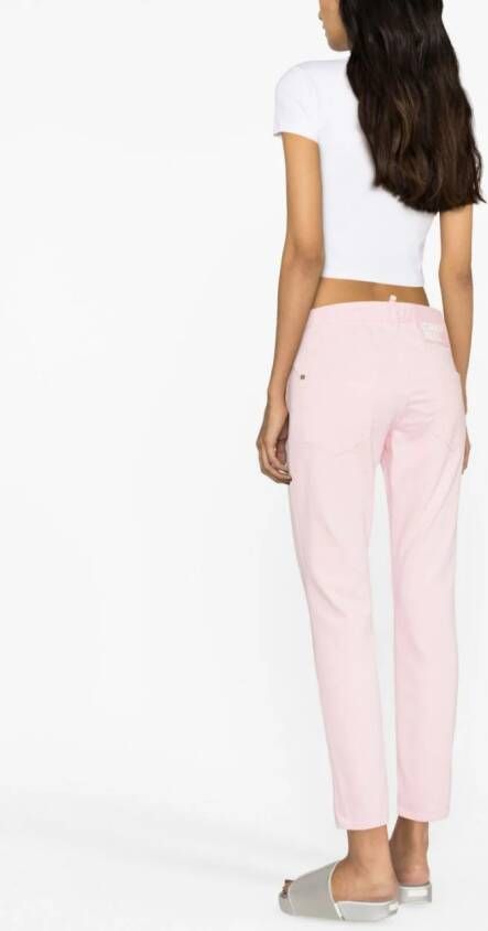 Dsquared2 Cropped broek Roze