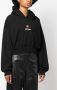 DSQUARED2 Cropped hoodie Zwart - Thumbnail 3