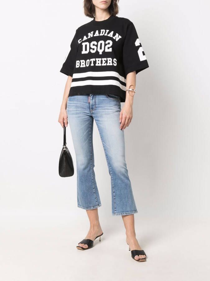 DSQUARED2 Cropped jeans Blauw