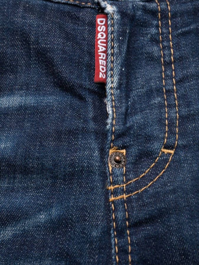 DSQUARED2 Cropped jeans Blauw