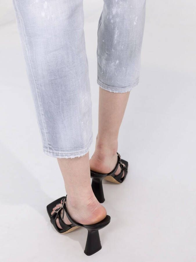 DSQUARED2 Cropped jeans Grijs