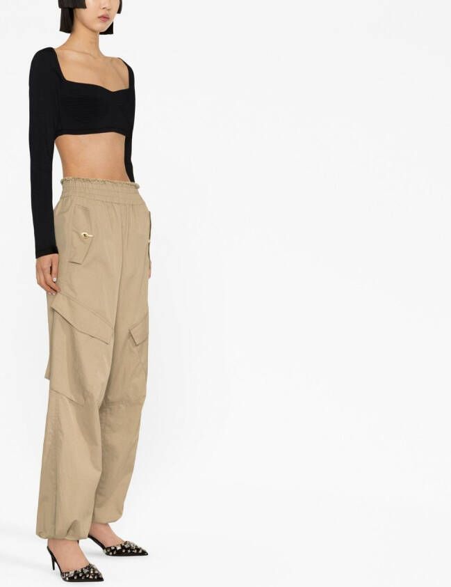 Dsquared2 Cropped top Zwart