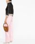 DSQUARED2 cropped shearling jacket Zwart - Thumbnail 3