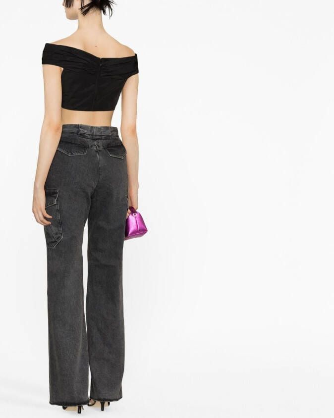DSQUARED2 Cropped top Zwart
