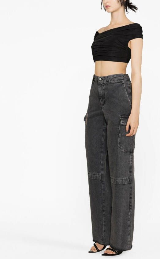 DSQUARED2 Cropped top Zwart