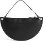 Dsquared2 curved leather tote bag Zwart - Thumbnail 2
