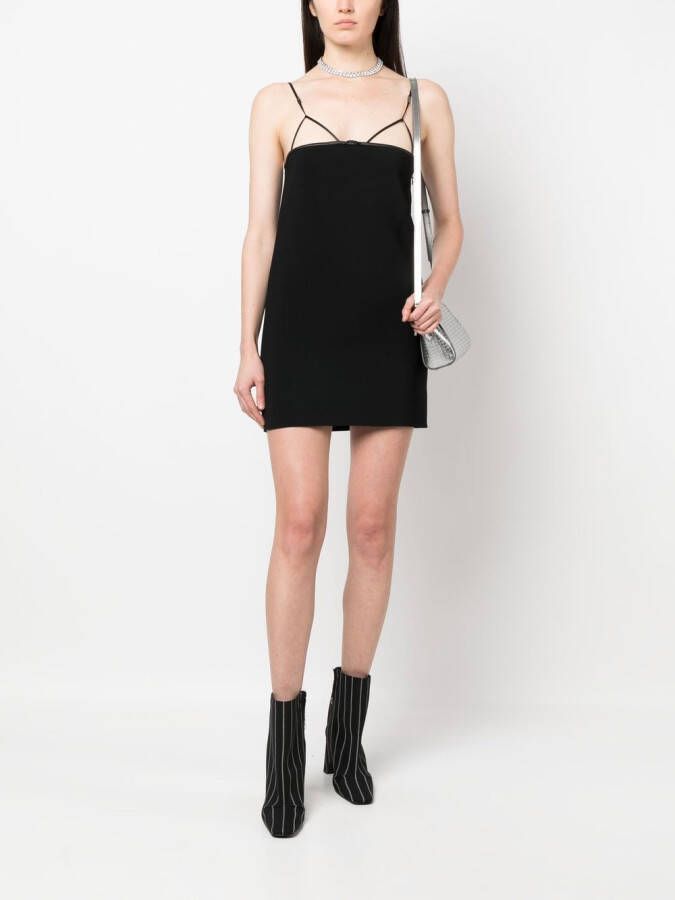 Dsquared2 cut-out strappy minidress Zwart