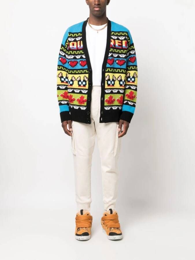 DSQUARED2 D2 Cipro cargo broek Beige