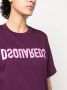 Dsquared2 T-shirt met logoprint Paars - Thumbnail 5