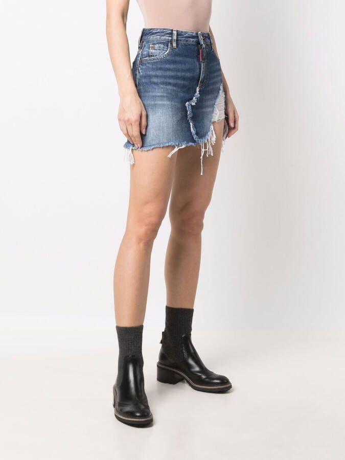 DSQUARED2 Denim rok Blauw