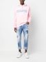 Dsquared2 distressed cropped jeans Blauw - Thumbnail 2
