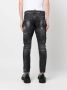 Dsquared2 distressed-effect cropped jeans Zwart - Thumbnail 4