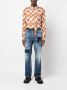DSQUARED2 distressed-effect patchwork jeans Blauw - Thumbnail 2