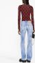 Dsquared2 distressed flared jeans Blauw - Thumbnail 3