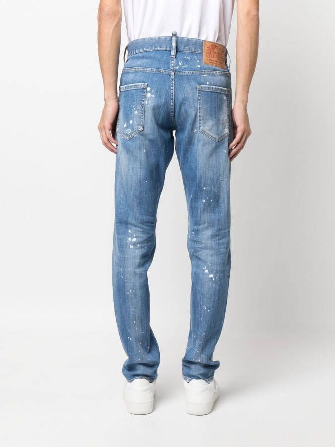 DSQUARED2 Straight jeans Blauw
