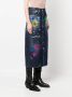 DSQUARED2 distressed patch-detail denim skirt Blauw - Thumbnail 3