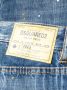 Dsquared2 distressed patchwork cropped jeans Blauw - Thumbnail 5