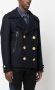 Dsquared2 double-breasted wool-blend peacoat Blauw - Thumbnail 3