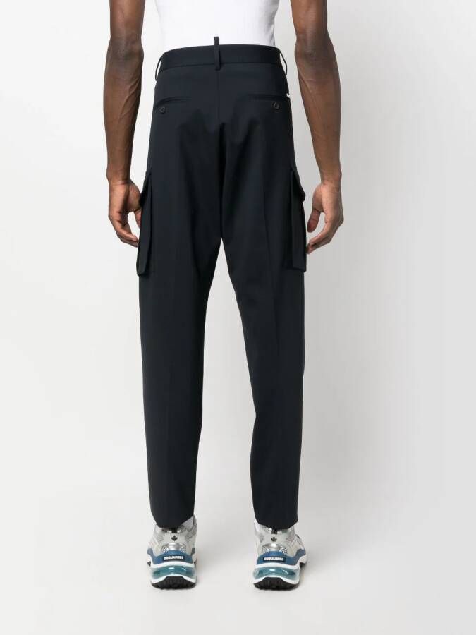 DSQUARED2 Broek met verlaagd kruis Blauw