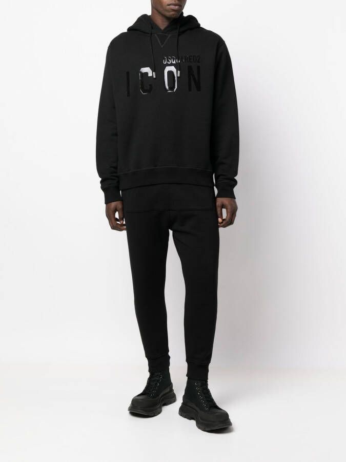 DSQUARED2 Elastische trainingsbroek Zwart