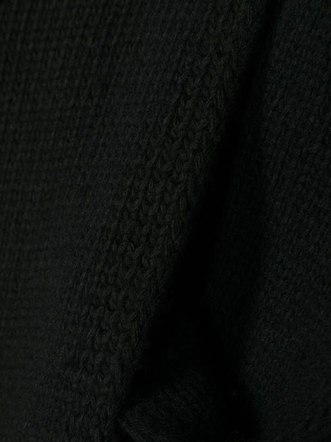 Dsquared2 Sjaal met geborduurd logo Zwart
