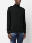 DSQUARED2 embroidered monogram roll neck jumper Zwart - Thumbnail 3